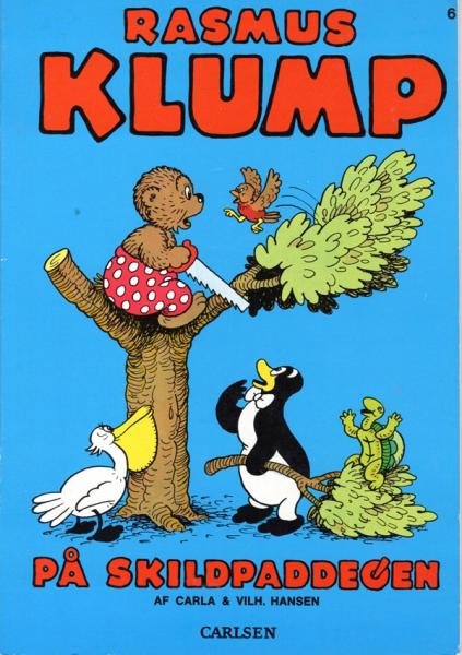 Childrens Book DANISH - Rasmus Klump på Skildpaddeoen - Petzi Nr. 6