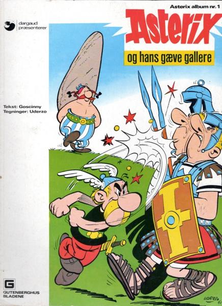 Asterix Danish Nr.1 Asterix og hans gaeve Gallere - 1998- used