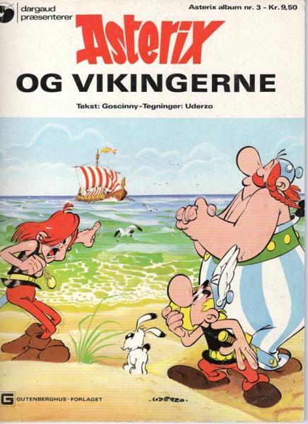 Asterix Danish Nr. 3  - ASTERIX og Vikingerne - 1980 - used