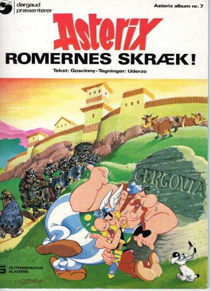 Asterix Danish Nr. 7  - ASTERIX Romernes Skraek!- 1972 - used