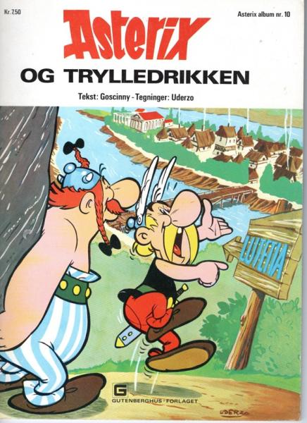 Asterix Danish Nr. 10  - ASTERIX og Trylledrikken  - 1973  used
