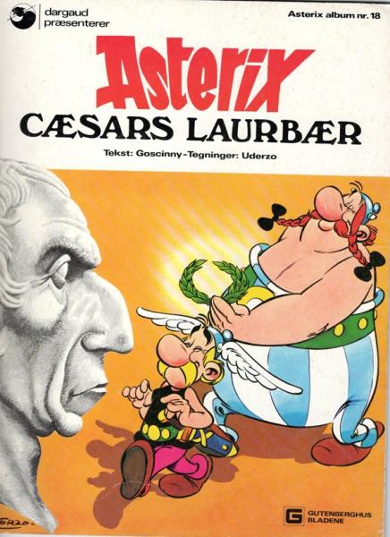 Asterix Danish Nr. 18  - ASTERIX Caesars Laurbaer - 1985 - used