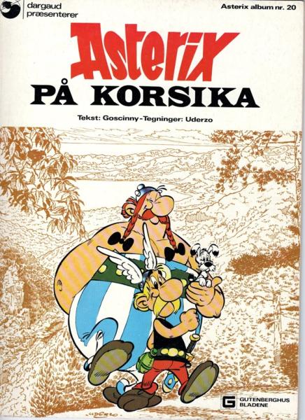 Asterix Danish Nr. 20  - ASTERIX på pa Korsika - 1977 - used