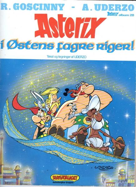 Asterix Danish Nr. 28  - ASTERIX i ostens fagre riger - 1987 - used