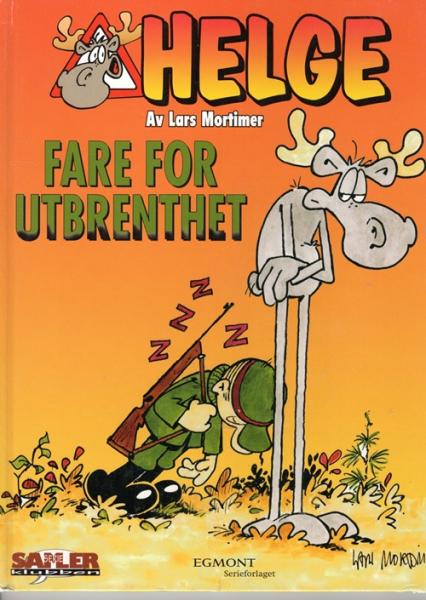 Hälge Helge Comic Elch Lars Mortimer - NORWEGISCH Album HARDCOVER fare For Utbrenthet