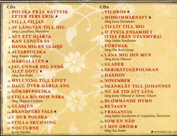 2 CD Asa åsa Jinder Bästa 25 ar som Riksspelman Folkmusik Swedish Best of