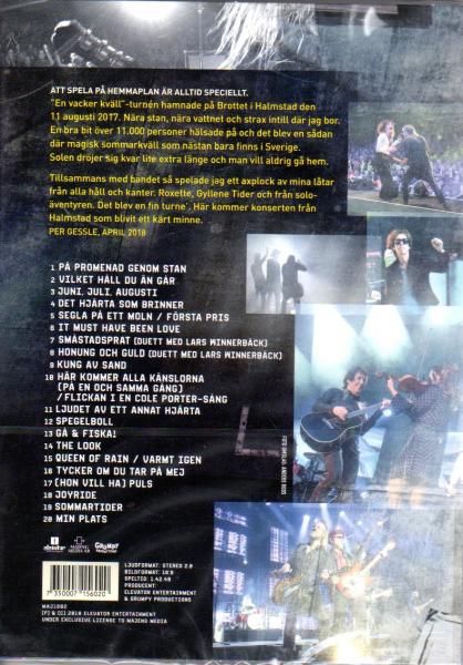 Live DVD Per Gessle (Roxette) - En Vacker Kväll