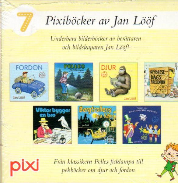 7 PIXI Box - SWEDISH - Jan Lööf - NEW