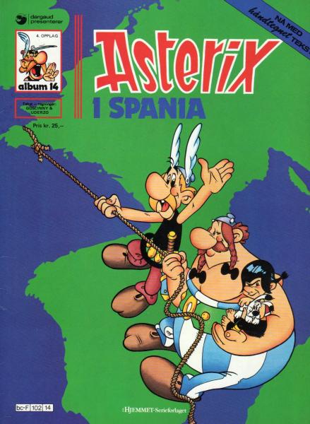 Asterix Norwegian Nr. 14  - ASTERIX i spania  - 1986 - 4.th edition - used