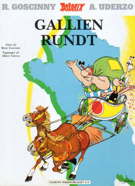 Asterix dänisch Nr. 12  - ASTERIX Gallien Rundt! - 1977 - gebraucht